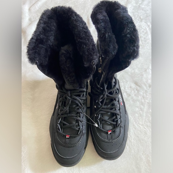 Fila Black Winter & Rain Boots - Picture 2 of 5